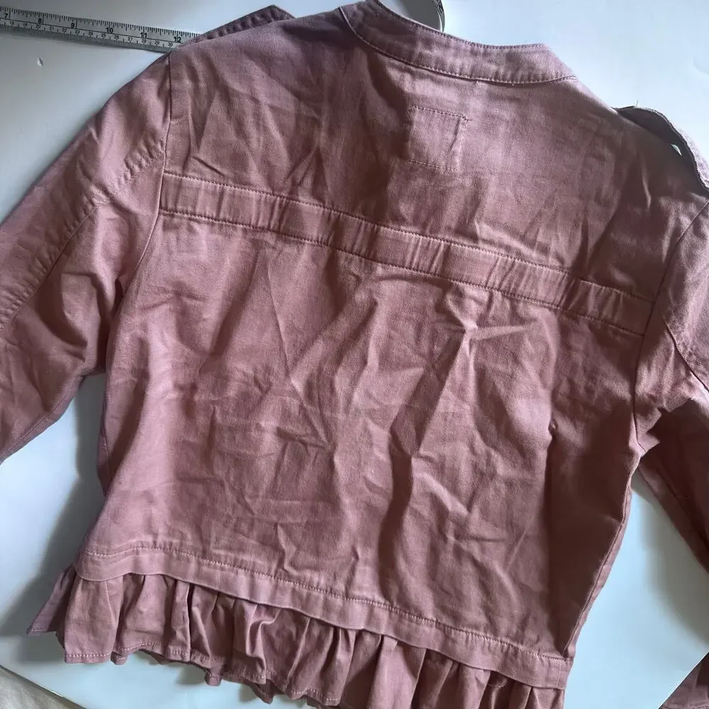 Francescas Harper Heritage Rea Ruffle Utility Jacket